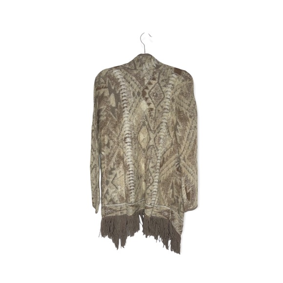 LUCKY BRAND Open Front Fringe Cardigan Sweater S NWT - Picture 6 of 11